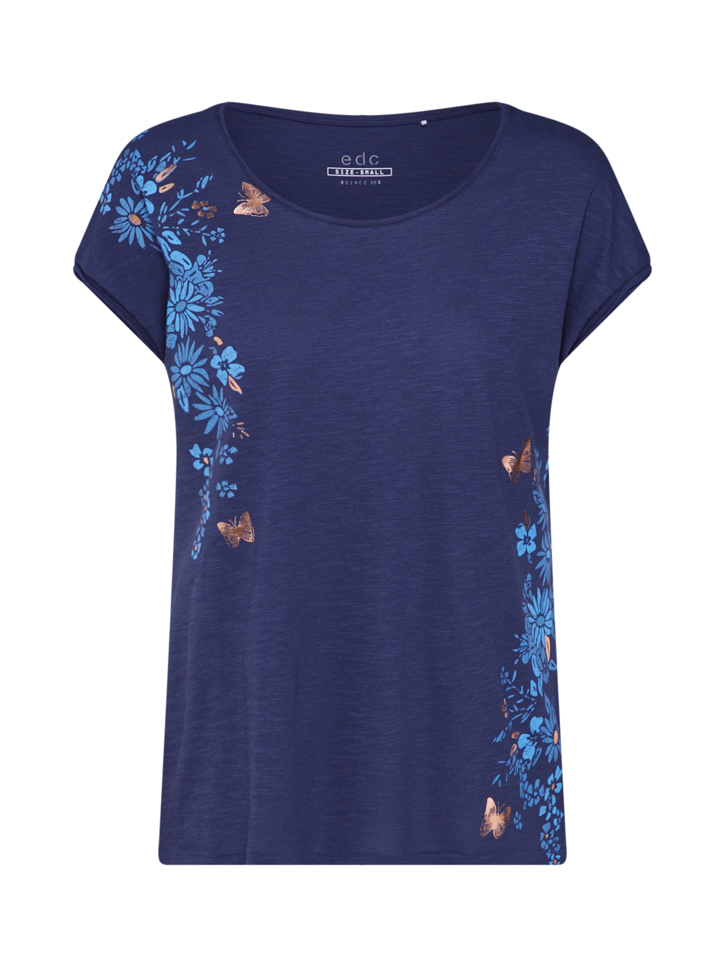EDC BY ESPRIT - Shirt in de kleur Navy