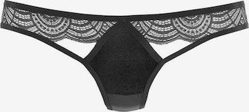 JETTE Thong in Black: front