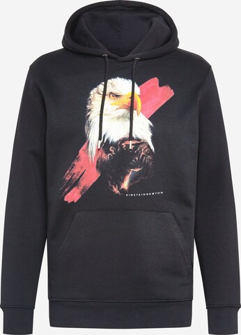 EINSTEIN & NEWTON Regular fit Sweatshirt 'Nico Tin' in Zwart: voorkant