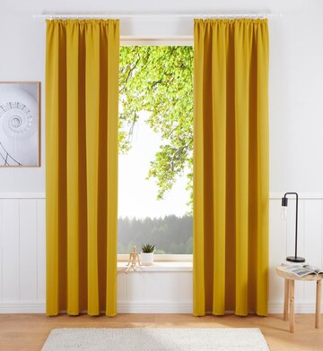 MY HOME Curtains & Drapes in Yellow: front