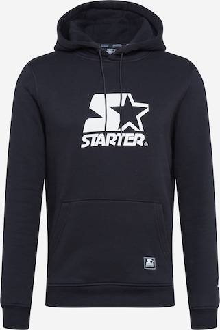 Starter Black Label Sweatshirt in Zwart: voorkant