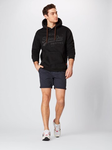 Superdry Regular Shorts in Blau