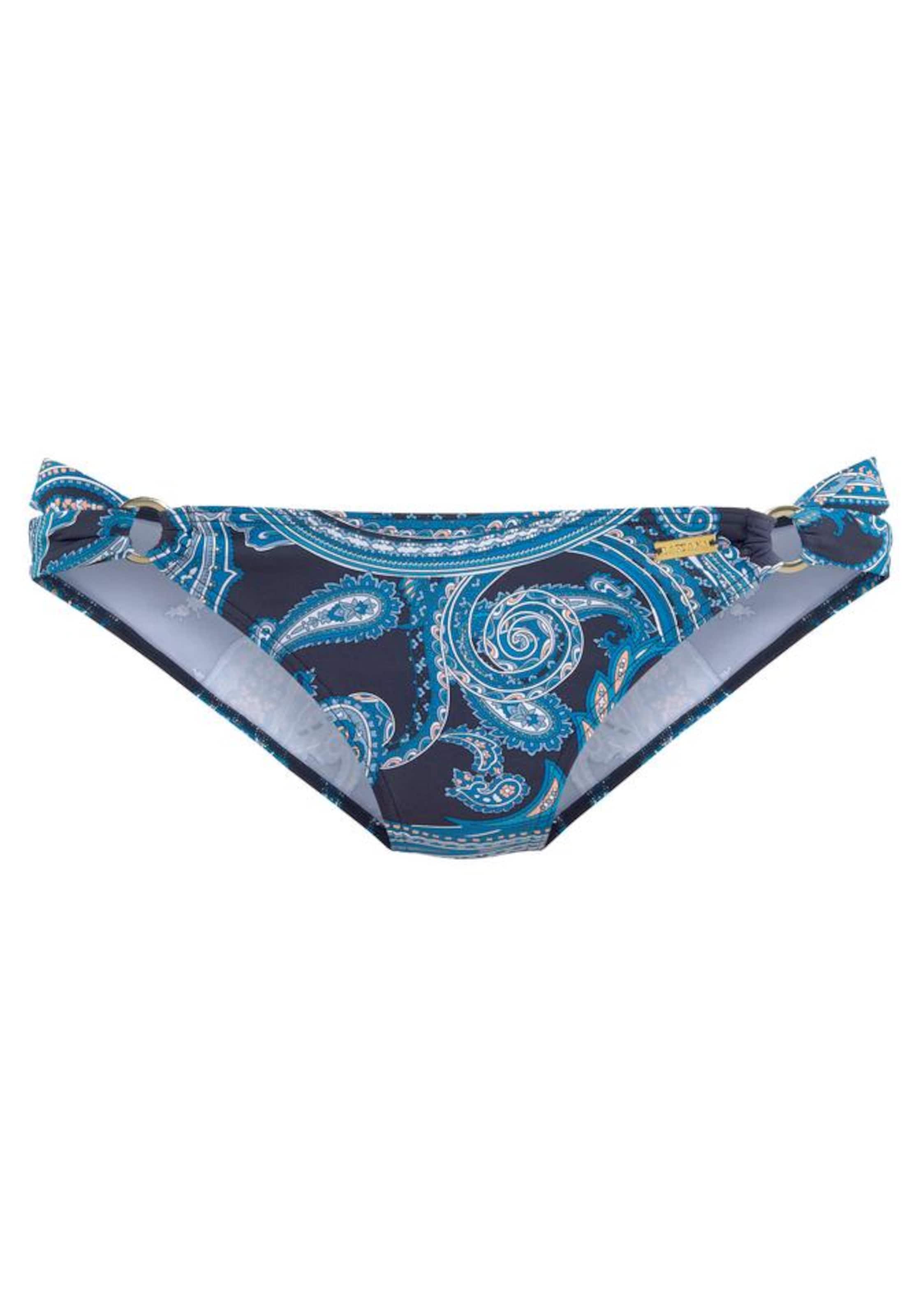 LASCANABikini donji dio &#x27;Boho&#x27; - plava boja: prednji dio