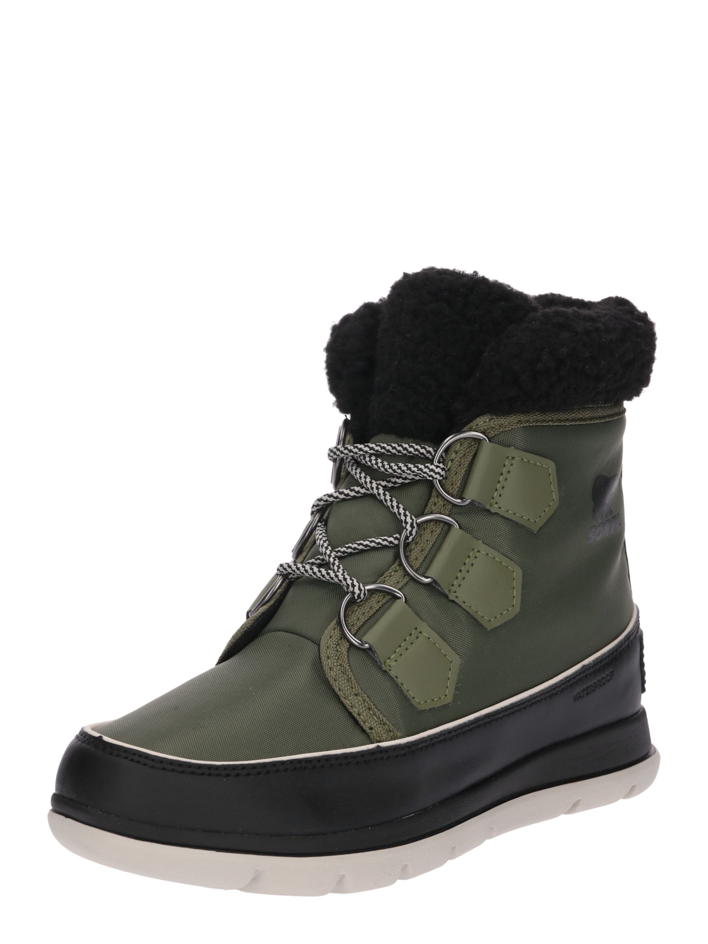 SOREL Snow boots 'Explorer Carnival' in Green: front