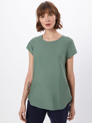 VERO MODA T-shirt 'Boca' i grön: framsida
