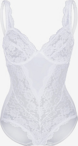 sassa Bodysuit 'CLASSIC LACE' in White: front