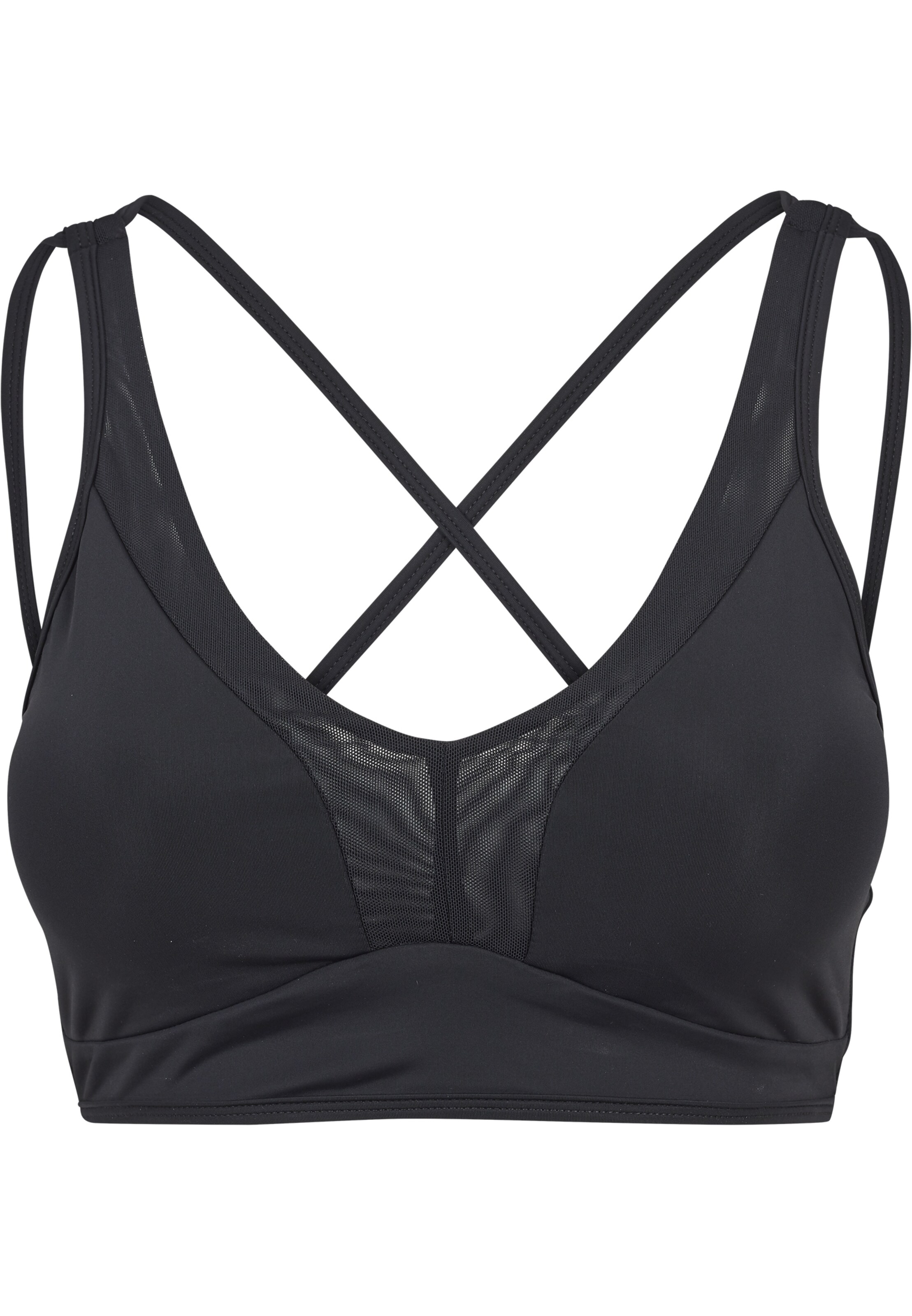 Urban Classics Bustier Melltartó - fekete: elől