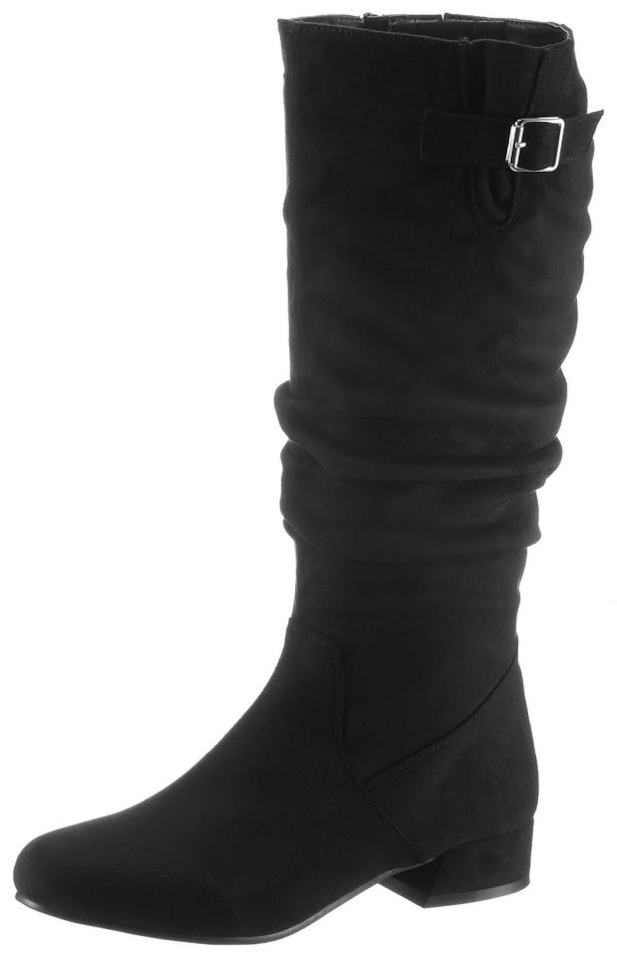 CITY WALK Over the Knee Boots in Black: front