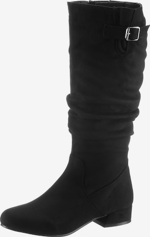 CITY WALK Over the Knee Boots in Black: front