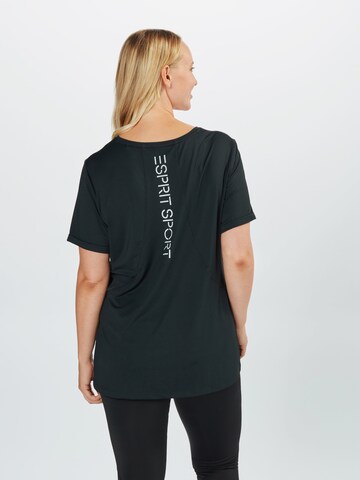 Esprit Curves T-Shirt 'Edry' in Schwarz