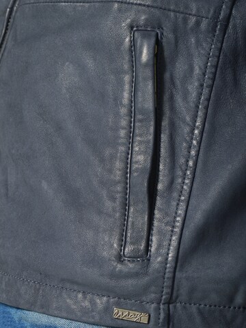 Maze Lederjacke 'Baton ' in Blau