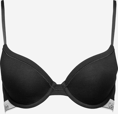 Sutien Calvin Klein Underwear pe gri deschis / negru / alb, Vizualizare produs