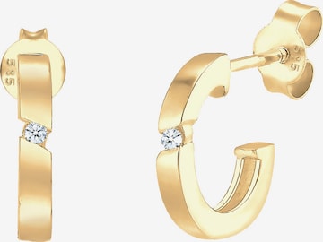 Boucles d'oreilles Elli DIAMONDS en or : devant