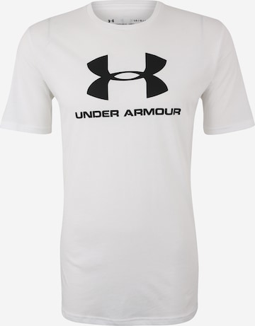 UNDER ARMOUR Regular fit Performance Shirt in White: front