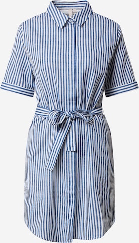 Robe-chemise PIECES en bleu : devant