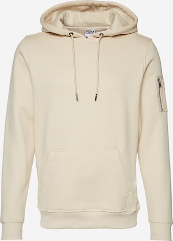 Urban Classics Sweatshirt in Beige: front