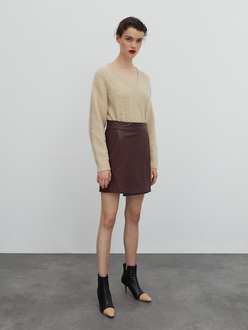 Pullover 'Selina' di EDITED in beige