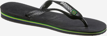 HAVAIANAS Žabky 'Brasil Logo' – černá