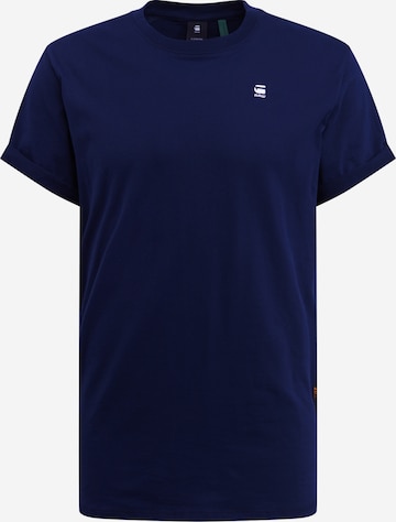 T-Shirt G-Star RAW en bleu : devant