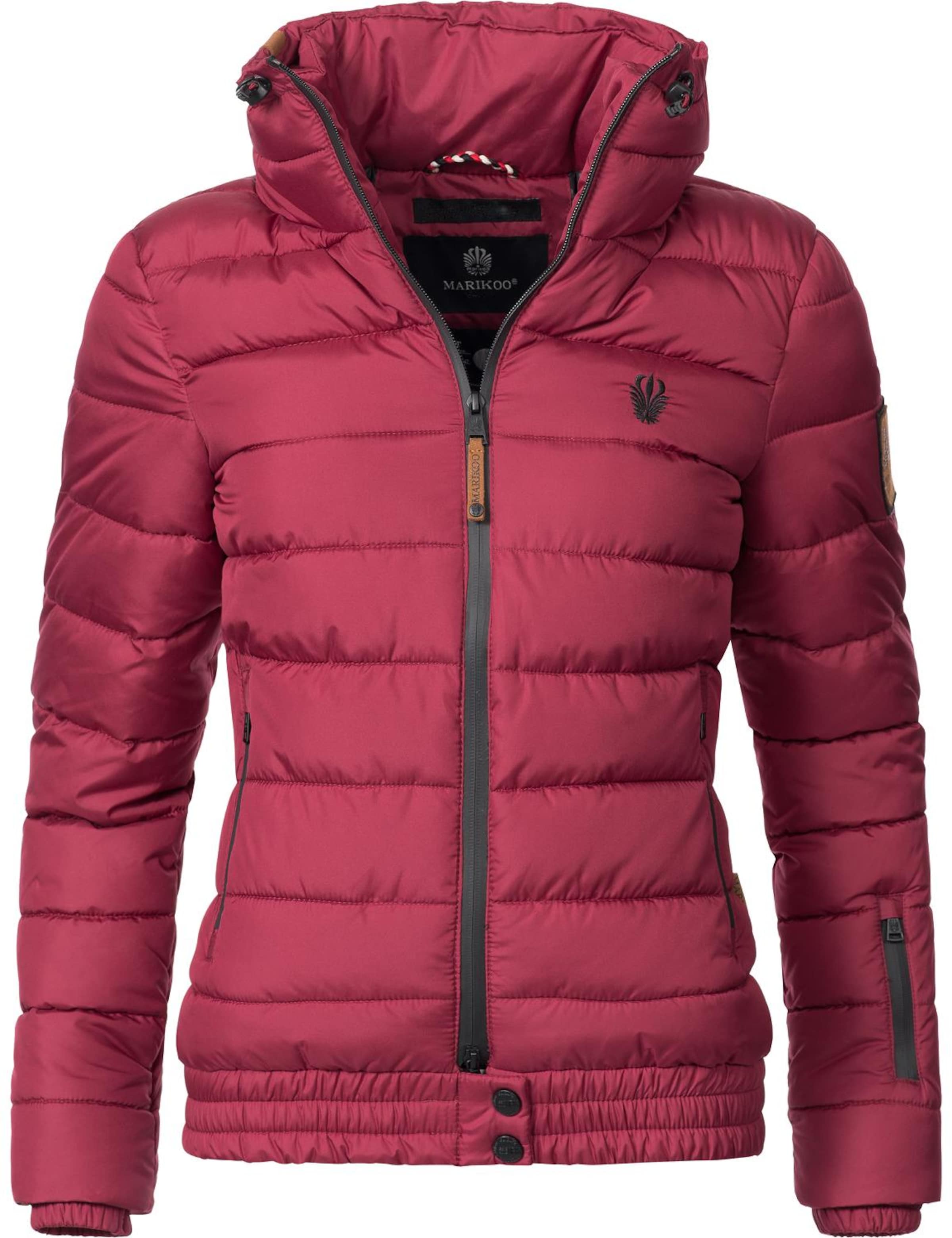 MARIKOO Χειμερινό μπουφάν 'Poison' σε κόκκινο: μπροστά