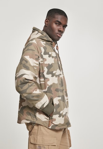 Brandit Between-season jacket 'Luke' in Brown