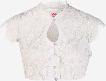 SPIETH & WENSKY Traditional Blouse 'Grimaldi' in White: front