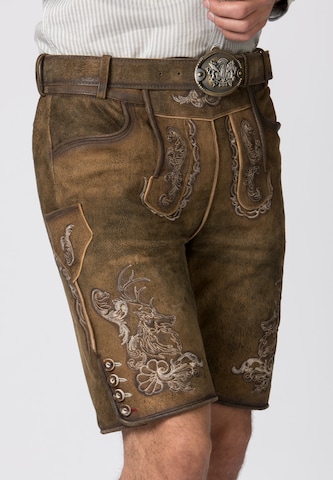 STOCKERPOINT - regular Pantalón tradicional 'Hans' en marrón