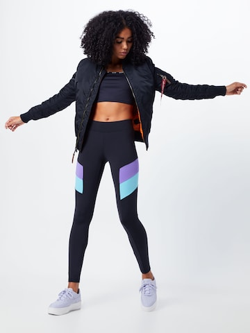 Urban Classics Skinny Leggings in Zwart