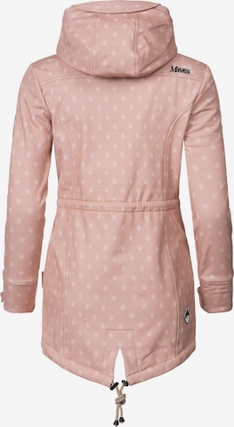 MARIKOO Raincoat 'Zimtzicke' in Pink