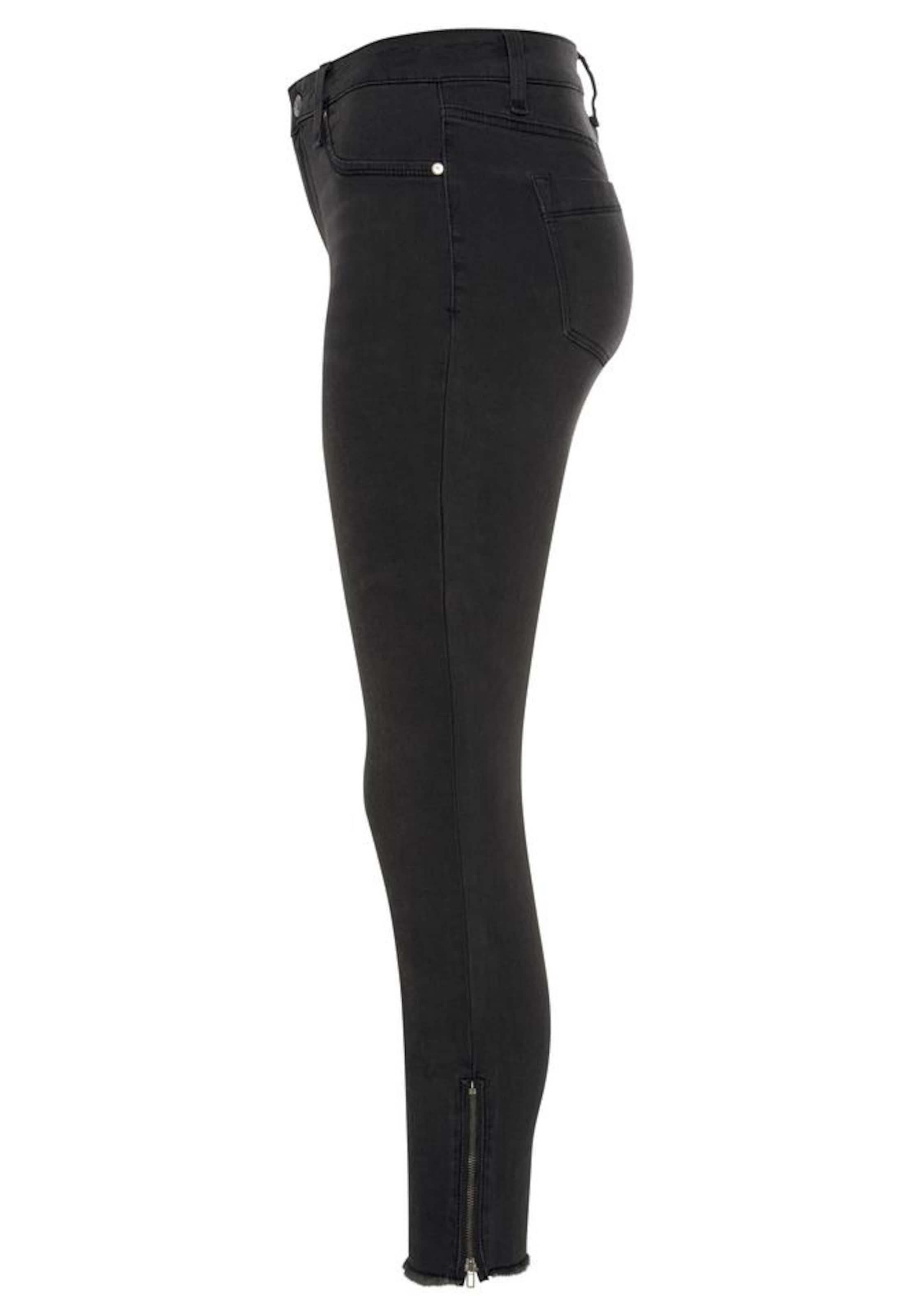 LASCANA Skinny Jeggings in Black
