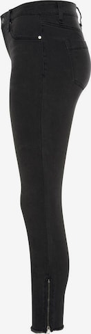 LASCANA Skinny Jeggings in Schwarz