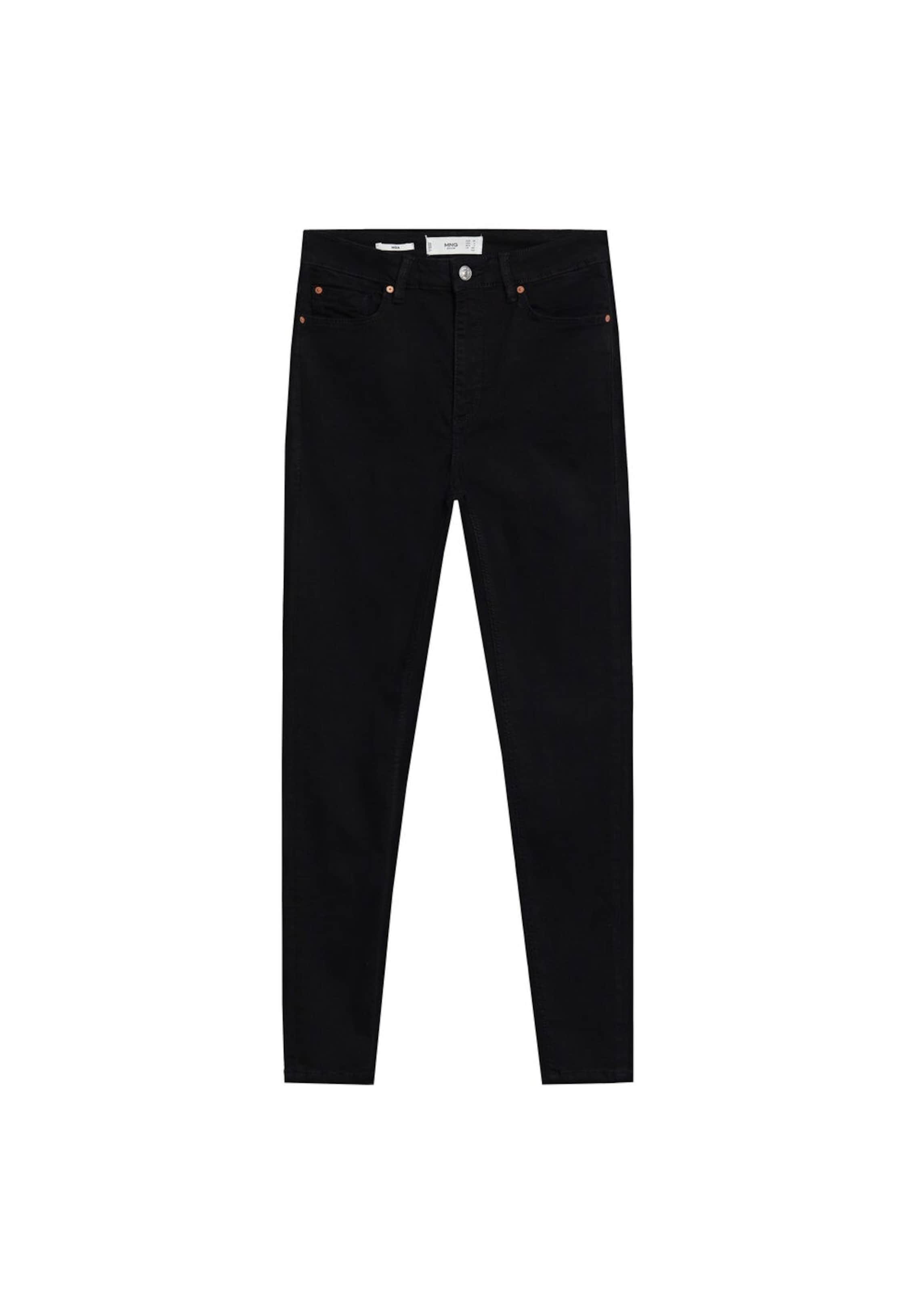 MANGO Jeans 'Noa' in black denim, Produktansicht