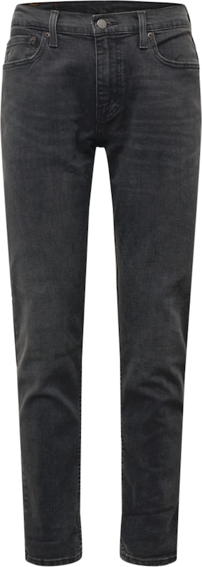 LEVI'S Skinny Jeans '502 TAPER HI-BALL BLACKS' in Schwarz