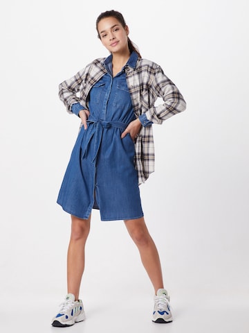 PIECES Shirt dress 'PCNISSA' in Blue