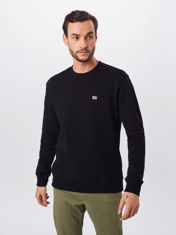 Lee Regular fit Sweatshirt i svart: framsida