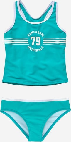 KangaROOS T-Shirt Tankini 'Sporty' in Blau: predná strana