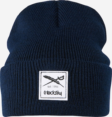 Iriedaily Beanie 'Smurpher Heavy' in Blue: front