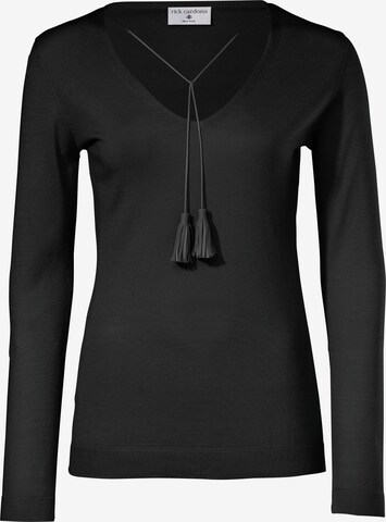 Pull-over heine en noir : devant