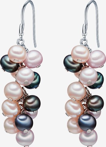 Boucles d'oreilles Valero Pearls en argent : devant