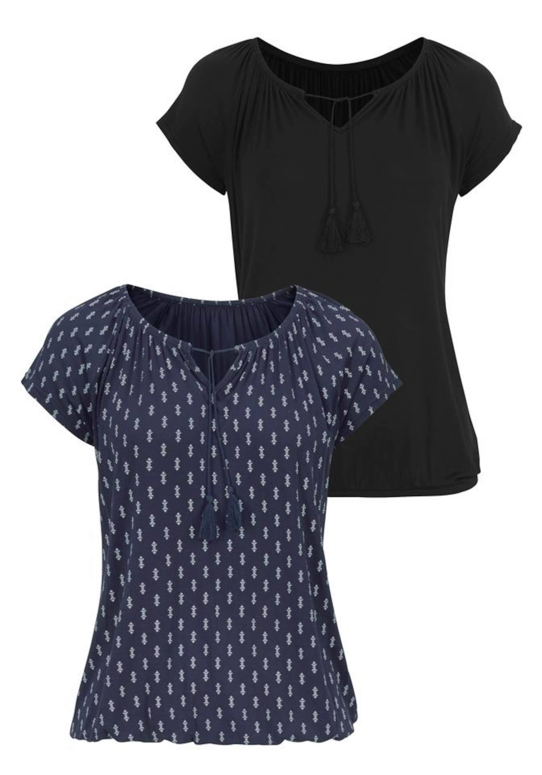 VIVANCE Tričko - Modrá: predná strana