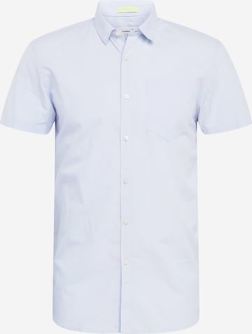 Coupe regular Chemise TOM TAILOR DENIM en bleu : devant