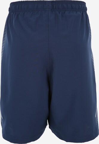 UNDER ARMOUR Regular Sportshorts 'Woven Graphic' in Blau: zadná strana