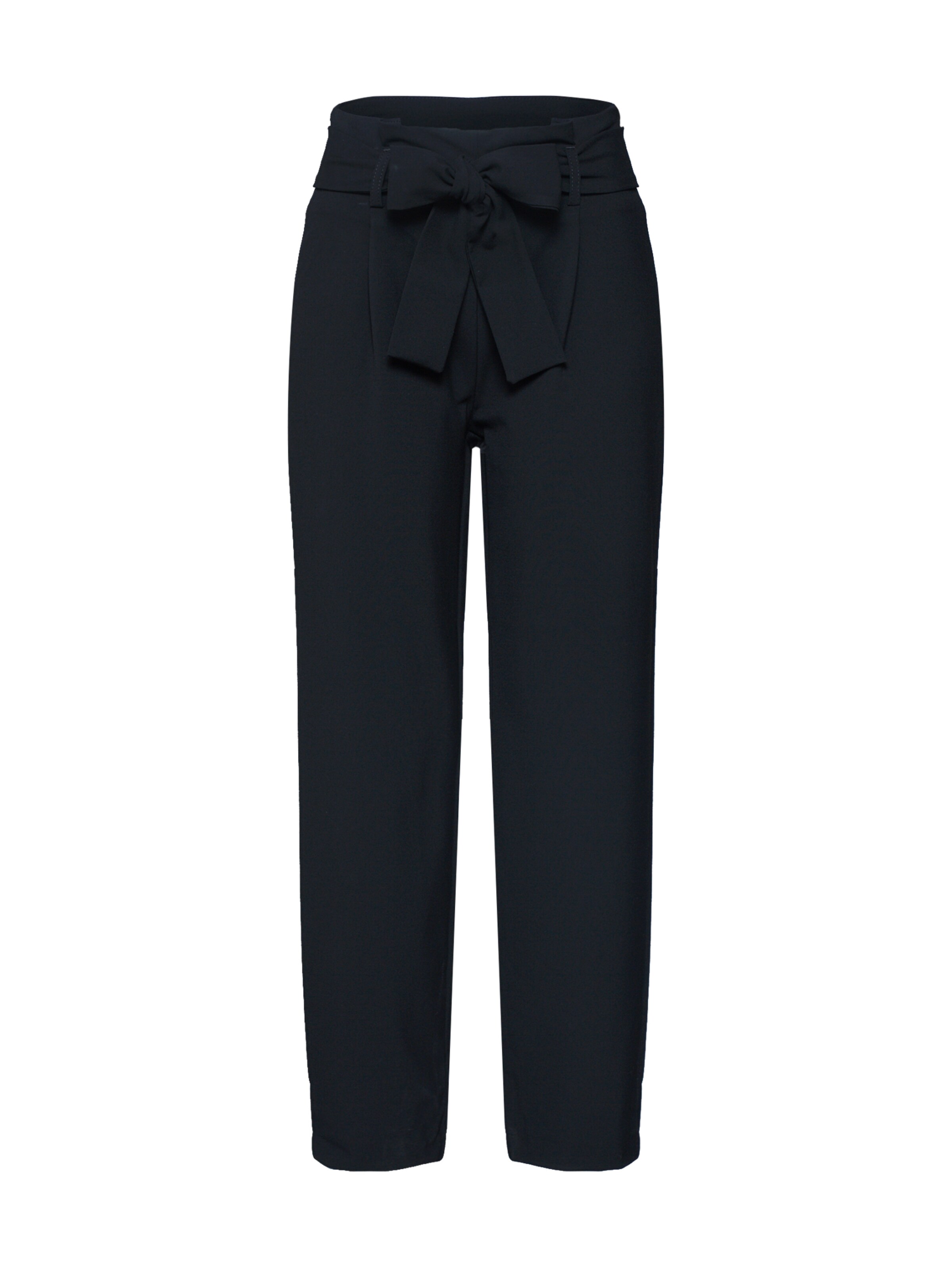 Y.A.S - Bandplooibroek 'YASLORISA HW PANT' in de kleur Zwart