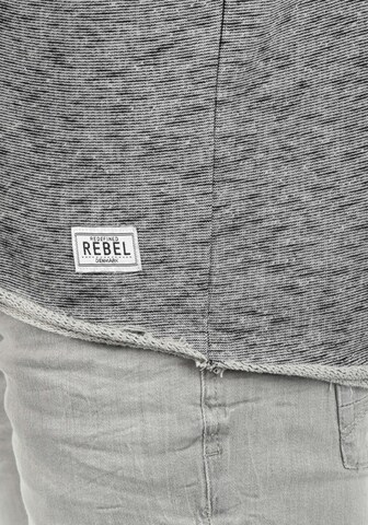 Redefined Rebel Kapuzensweatjacke 'Malik' in Grau