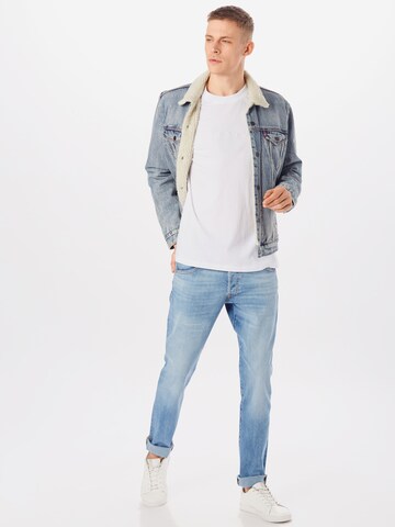 EDWIN Regular fit Shirt 'Katakana Embroidery' in White