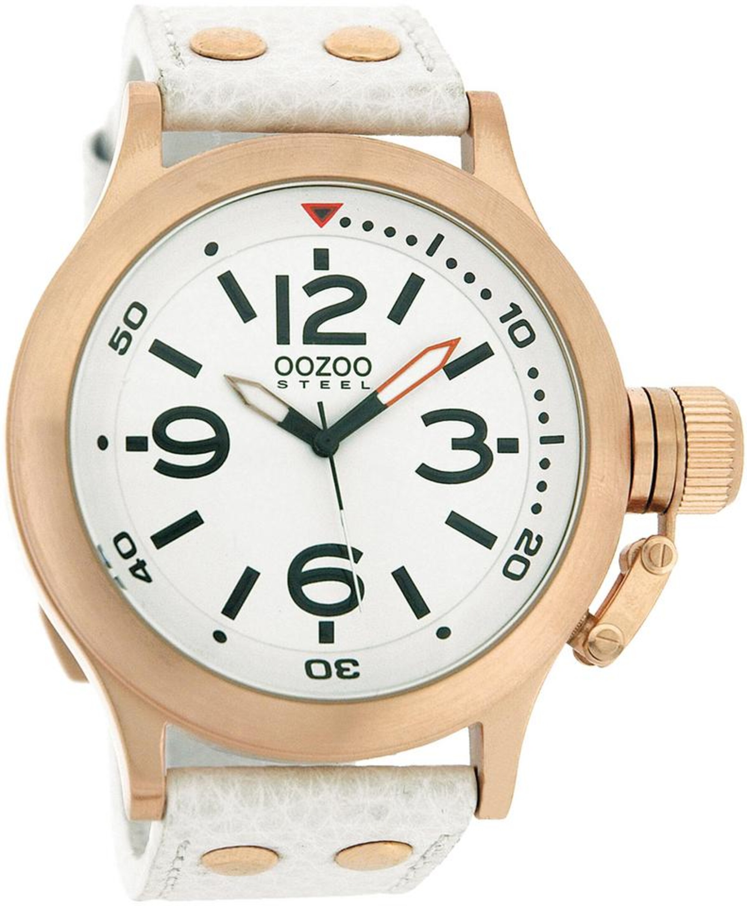 Frauen Uhren OOZOO Uhr 'OS208' in Rosegold, Weiß - IL80170