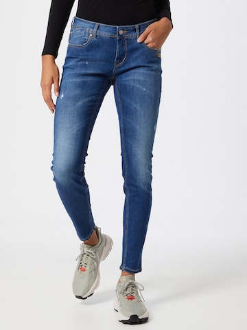 Gang Slimfit Jeans 'Faye' in Blauw: voorkant