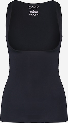 MAGIC Bodyfashionregular Top za oblikovanje 'Push Up Camisole' - crna boja: prednji dio