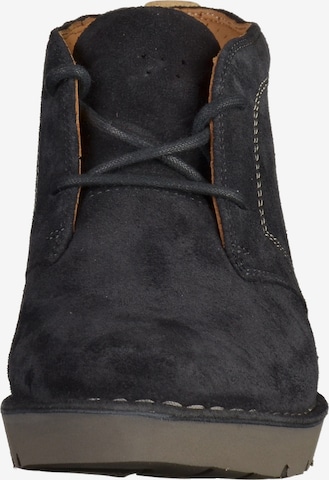 CLARKS Lace-Up Ankle Boots in Blue