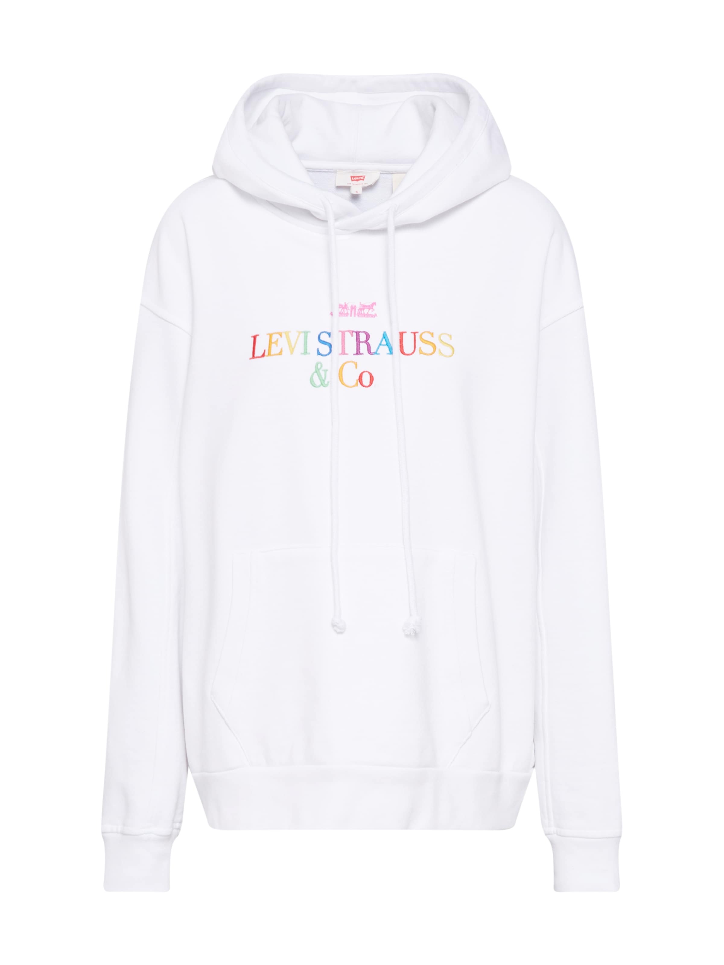 LEVI'S - Sweatshirt ''UNBASIC' HOODIE' in de kleur Wit